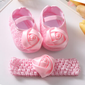BABY SHOES WITH HEADBAND